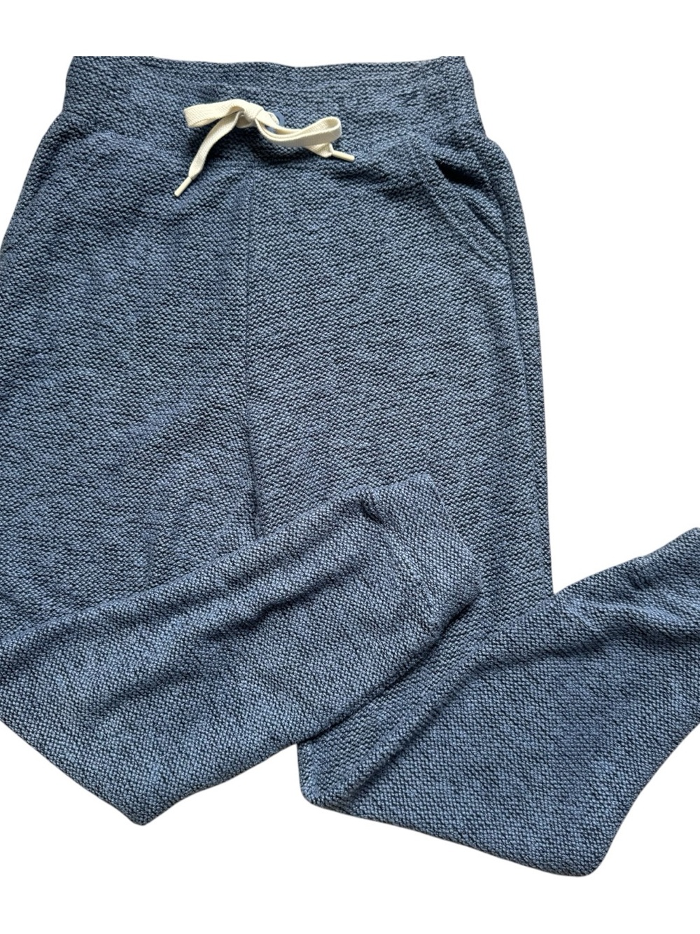 OFFLINE by Aerie Sweater Knit Joggers Medium Blue Heather Drawstring Lounge Pant - Picture 3 of 11